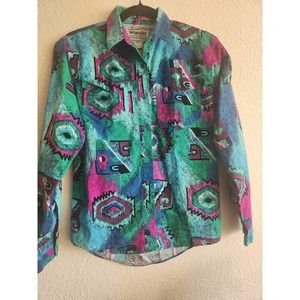 Vintage Wranglers Women Western 80s Shirt s
